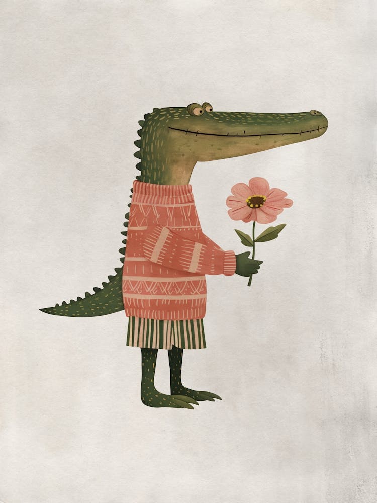 Boho Nursery 5 Crocodile