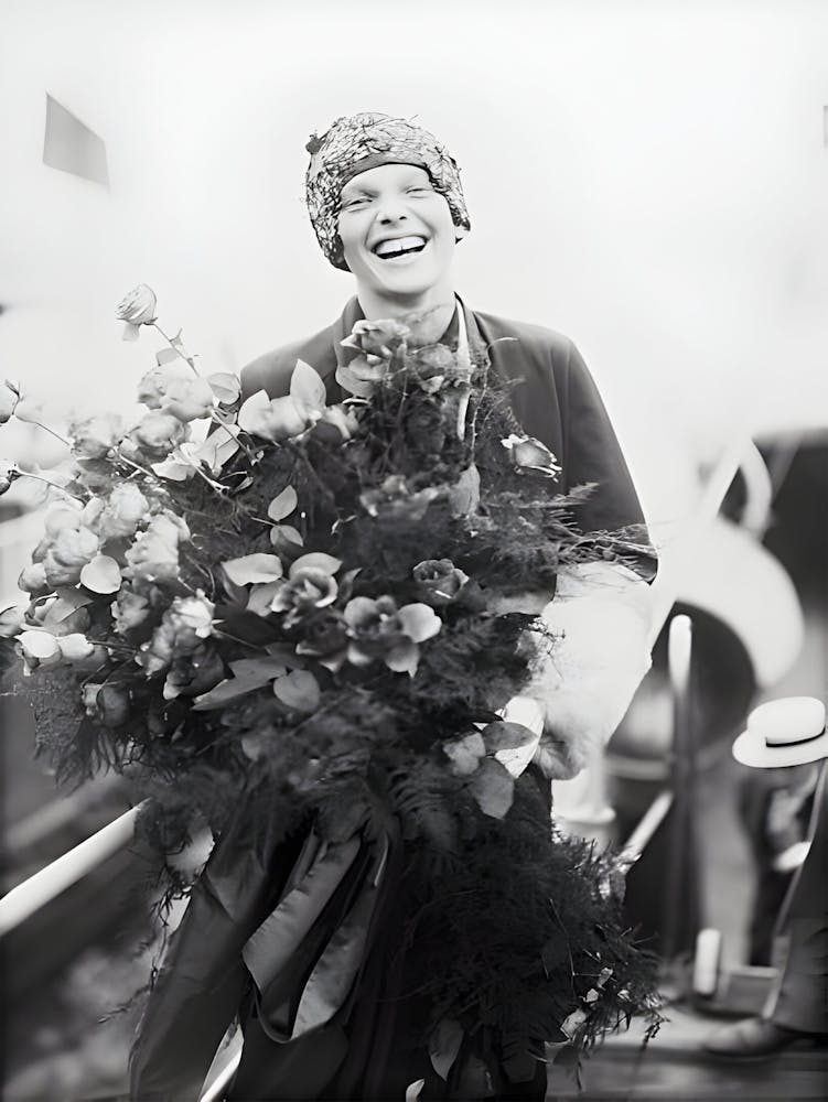 Portrait d'Amelia Earhart