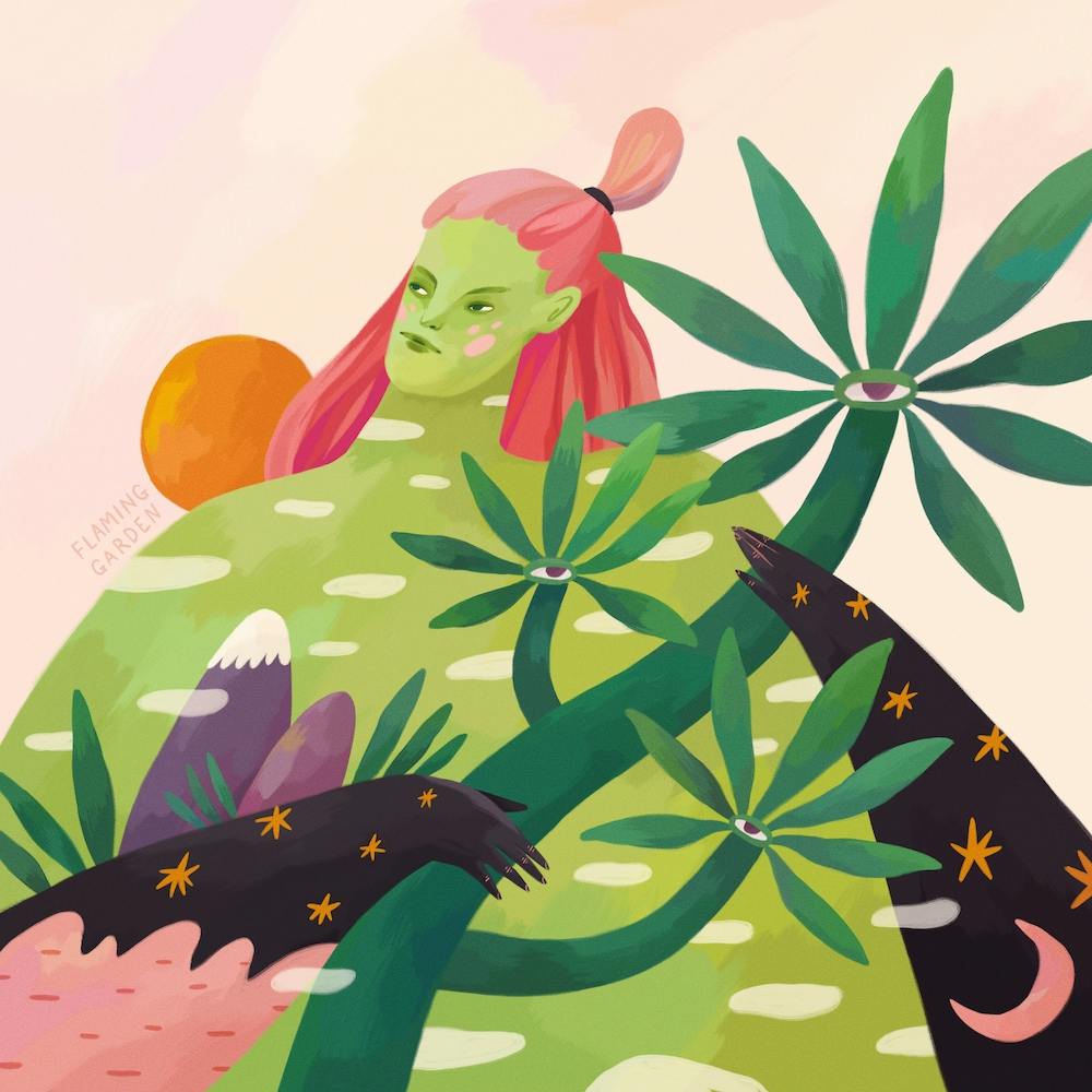 My Surreal Tropical World Square