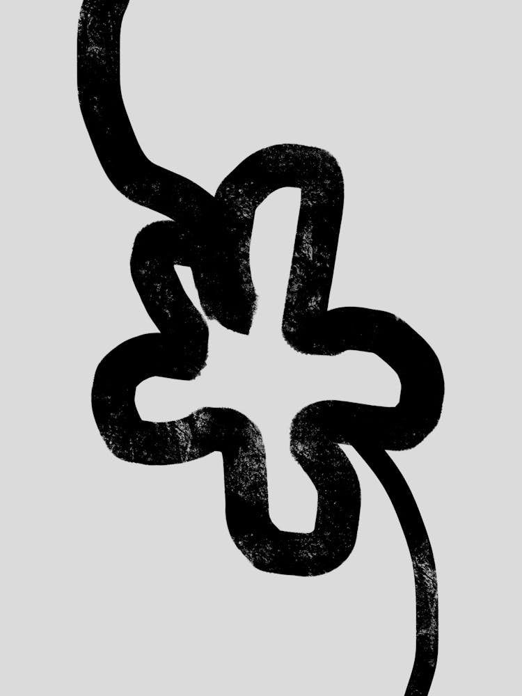 Statement Monochrome Abstract 04