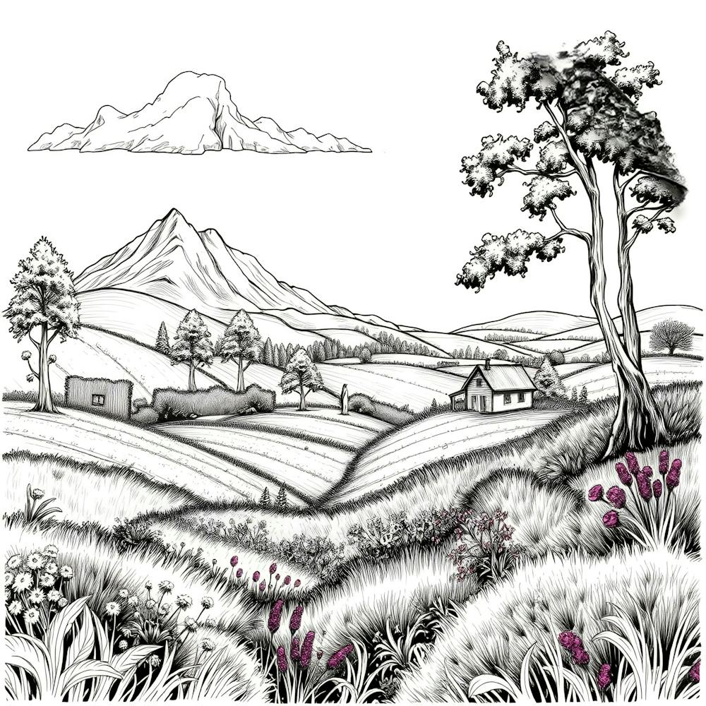 Landscape With Mountains 1