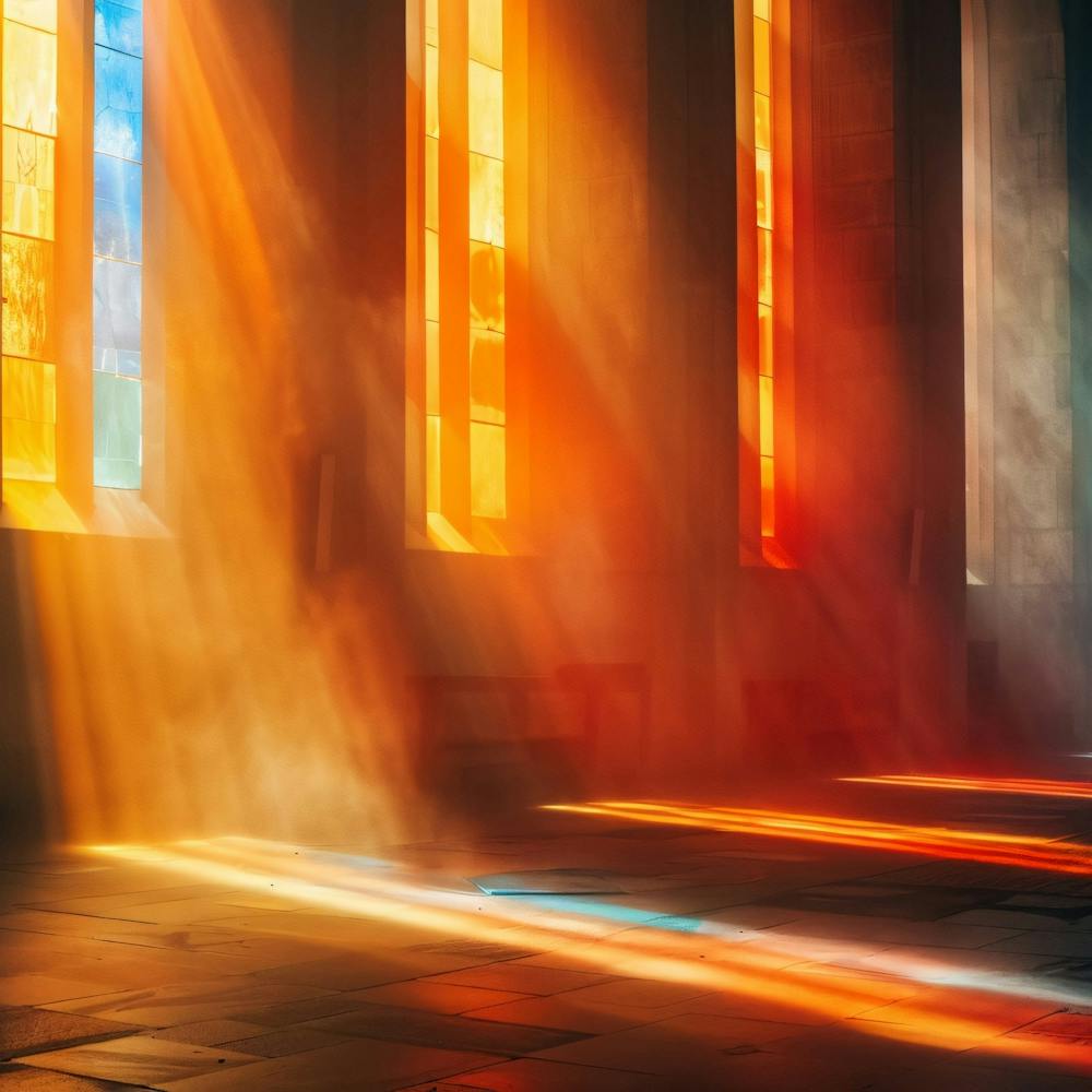Sunbeams In A Church