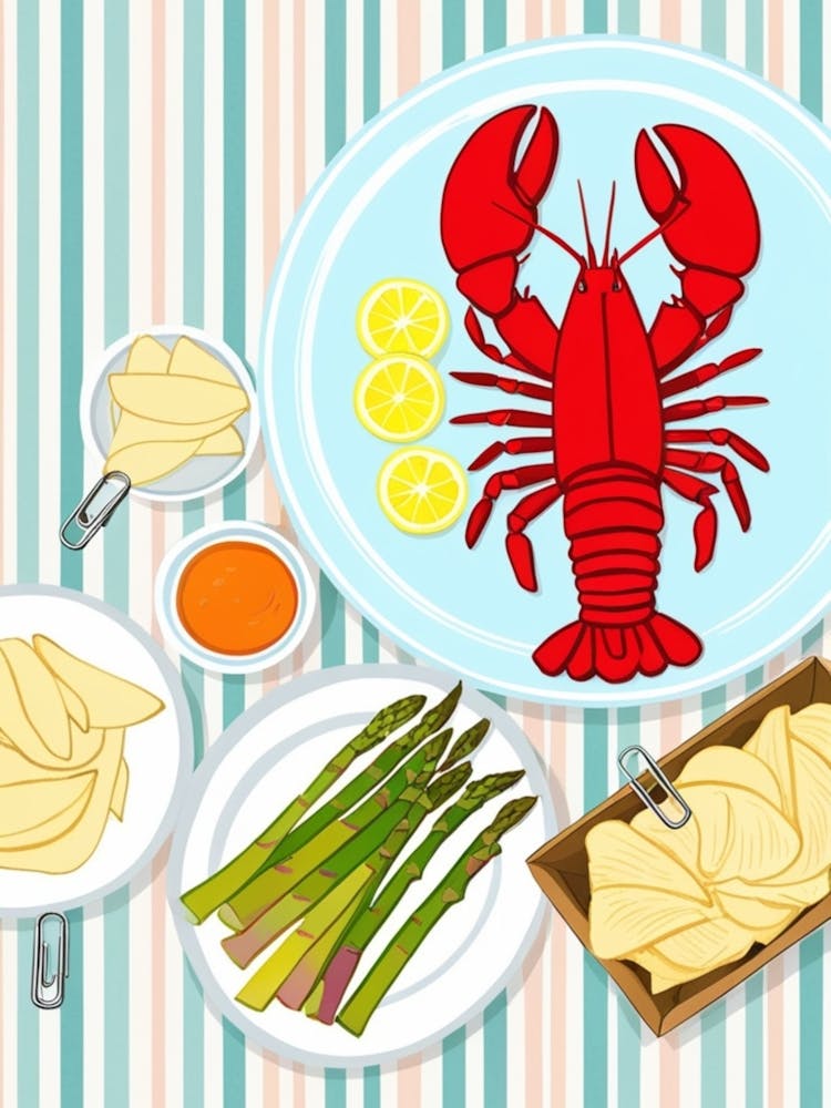 Lobster On A Plate 8