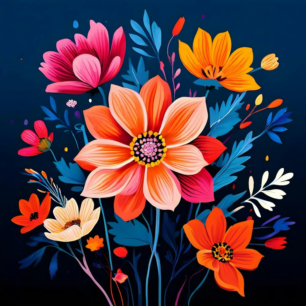 Bunte Blumen 15