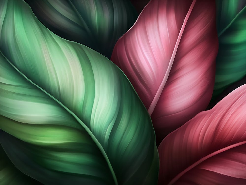 Red And Green Leaves 0002 Tropical 0003 Bp6586 Deep Green Tones No Red Exotic Tropical Leaves Creativ 25932b3d C8b1 479b