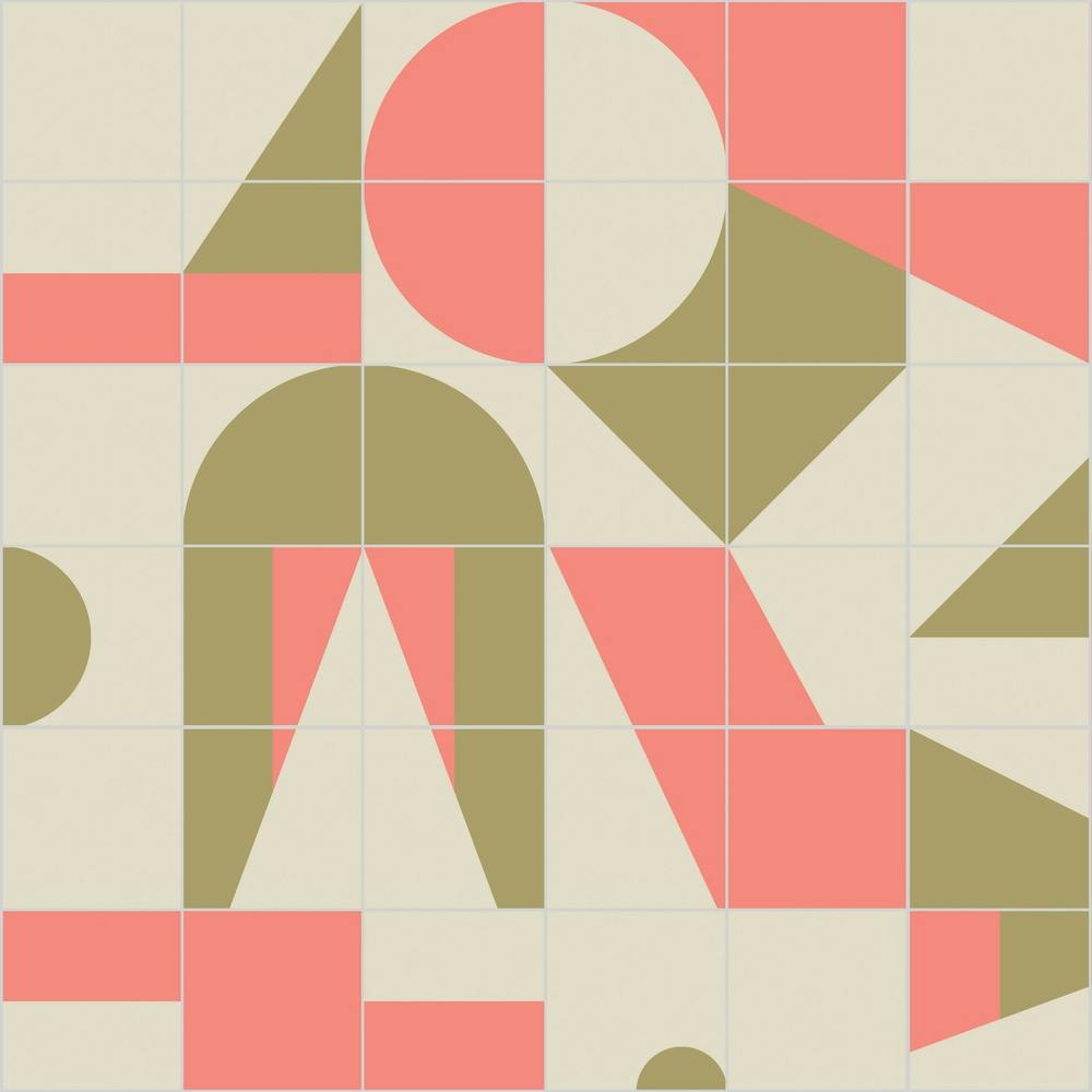 Bauhaus Tiles Shapes Square