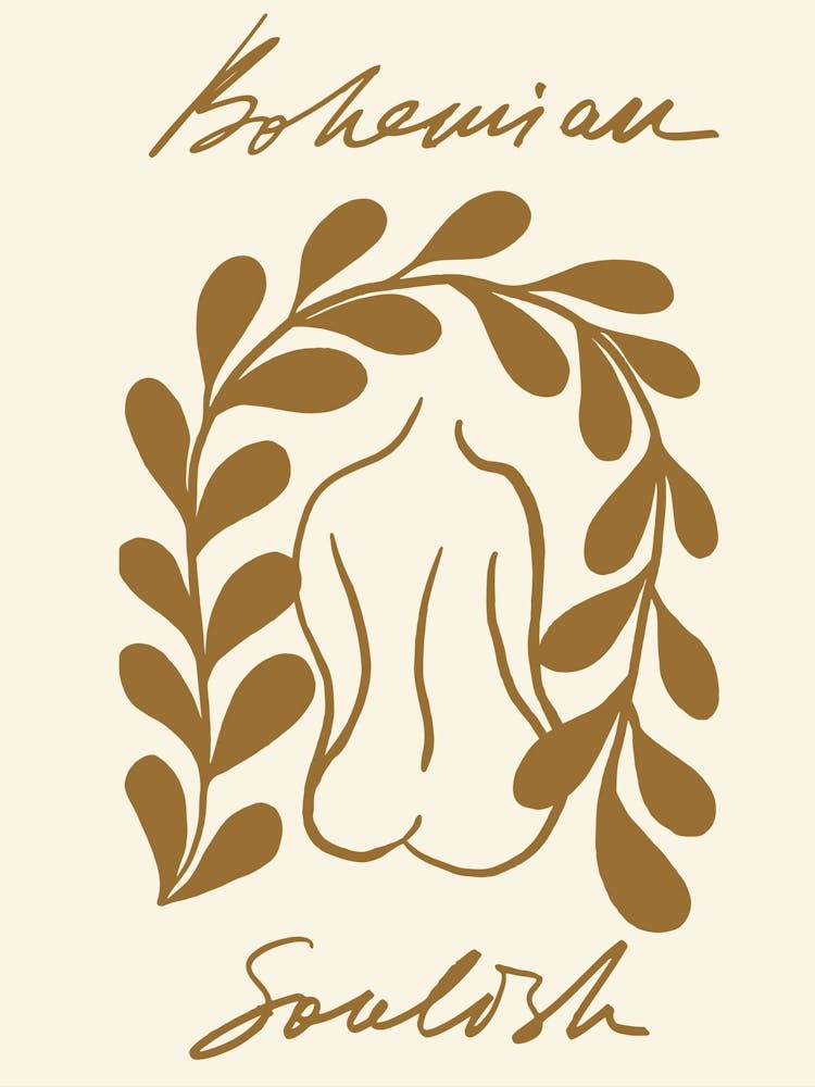 Woman With A Leaf