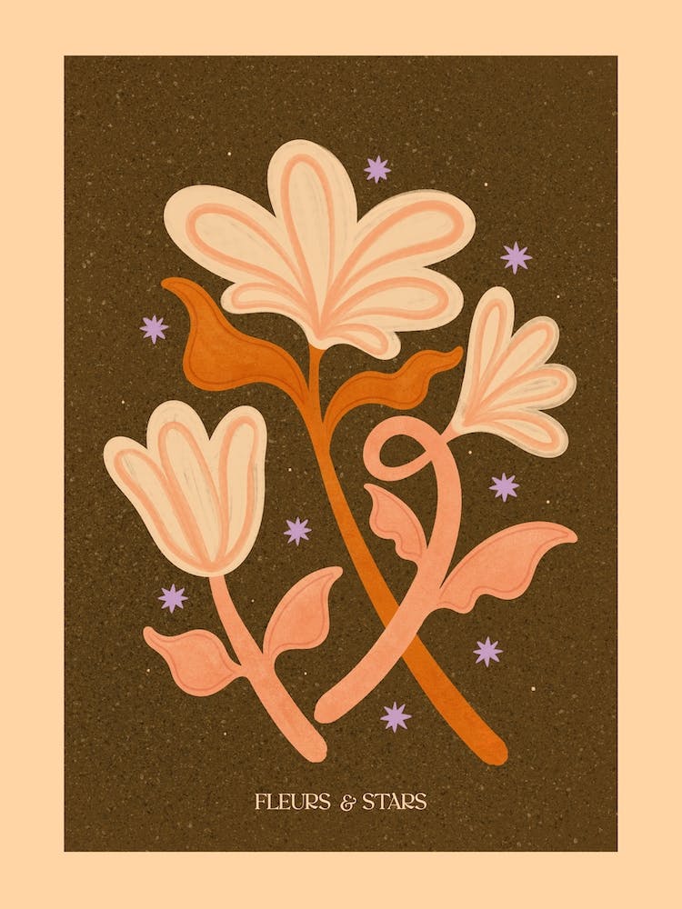 Fleurs And Stars Floral