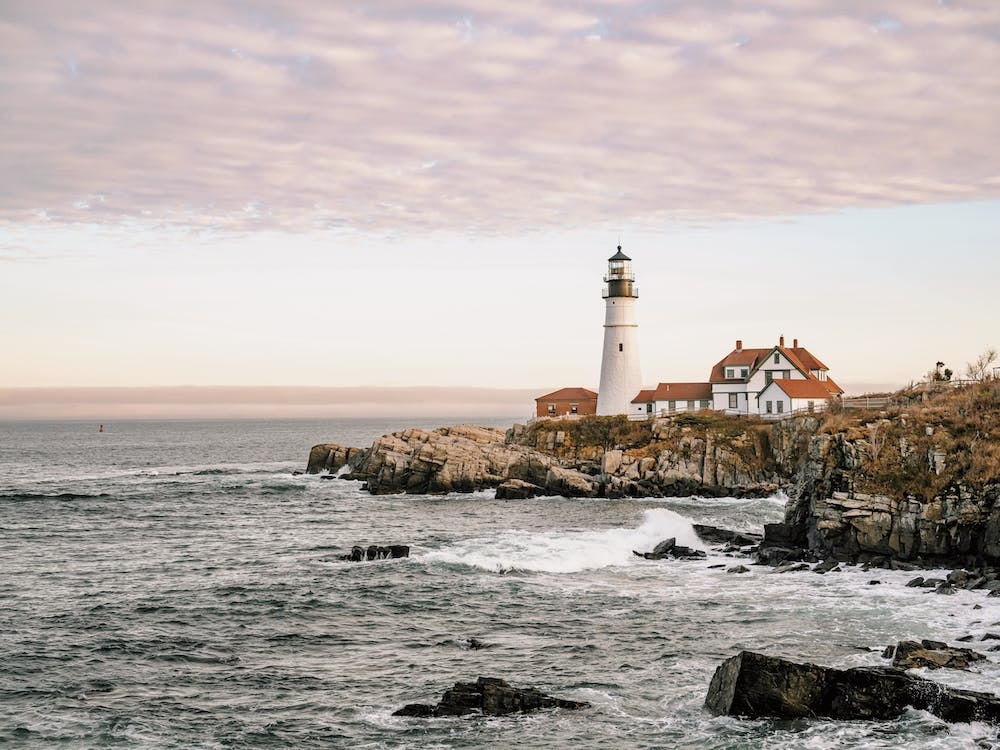 Light House On Coast