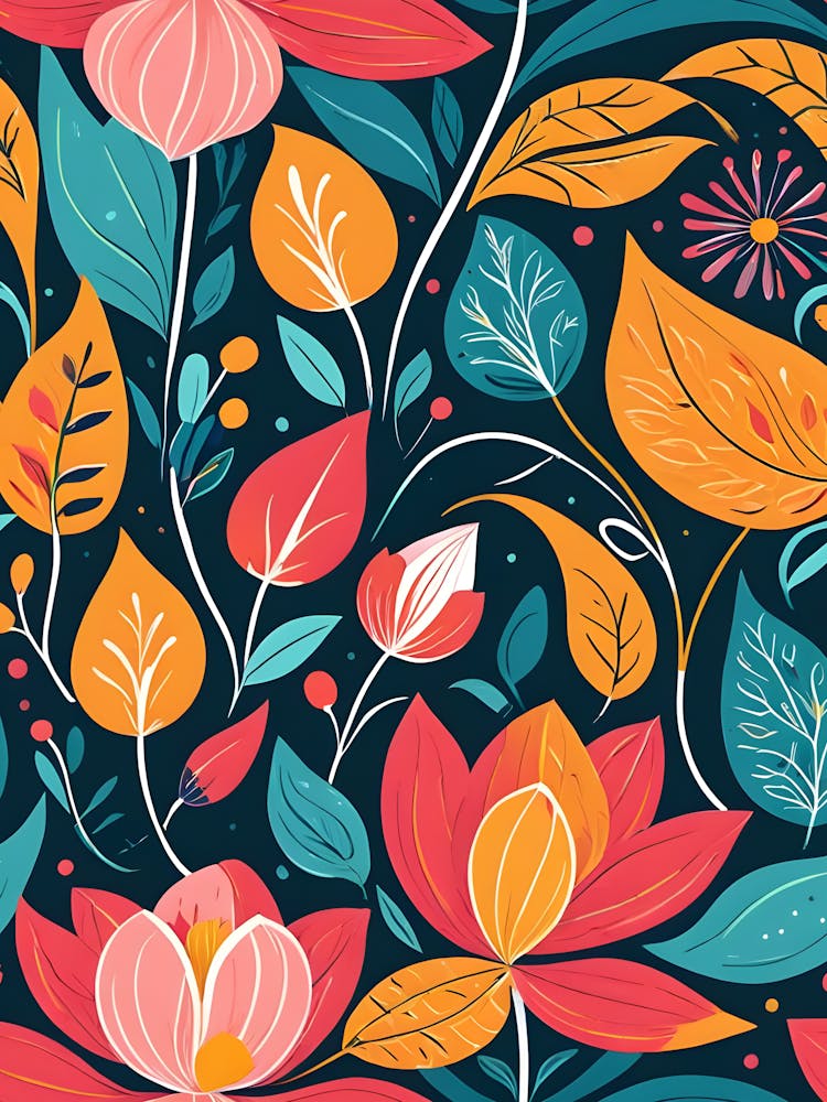 Floral Seamless Pattern 8