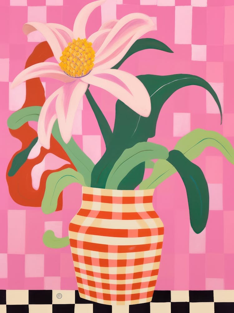 Lilies Flower Vase 2