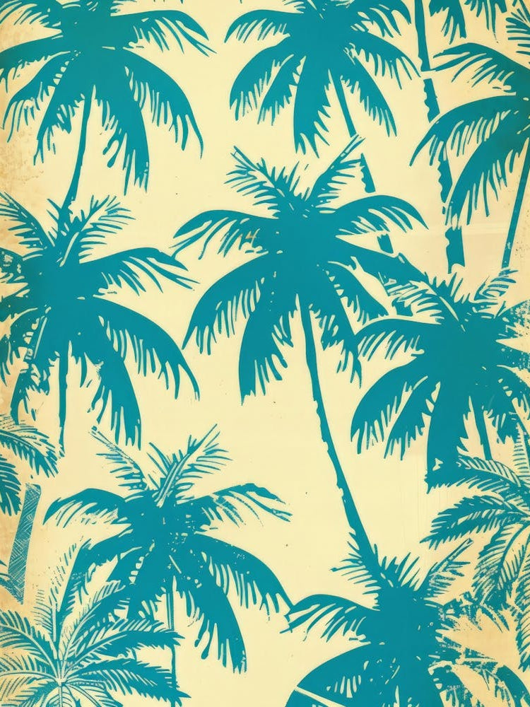 Tropical Palm Trees Vector