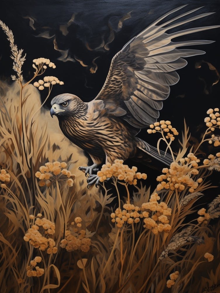 Dark And Moody Botanical Harrier 2
