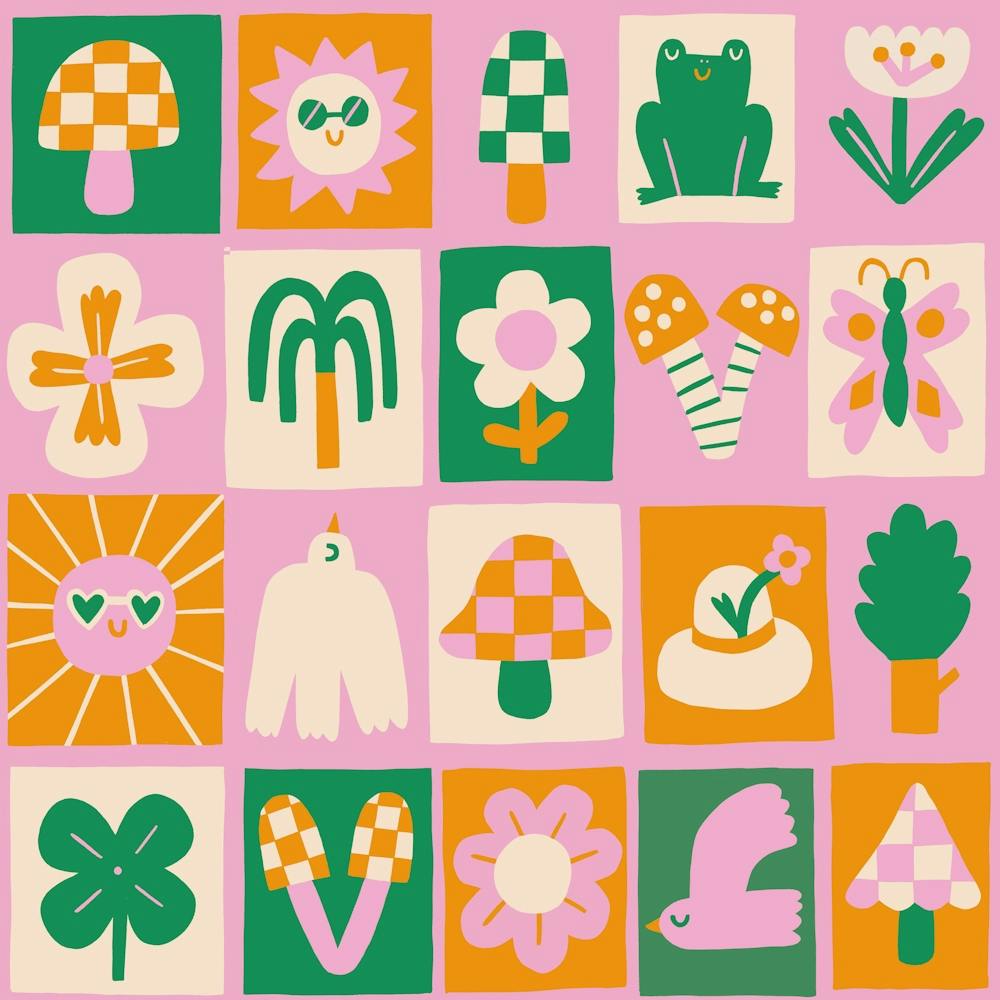Msuhrooms And Frogs