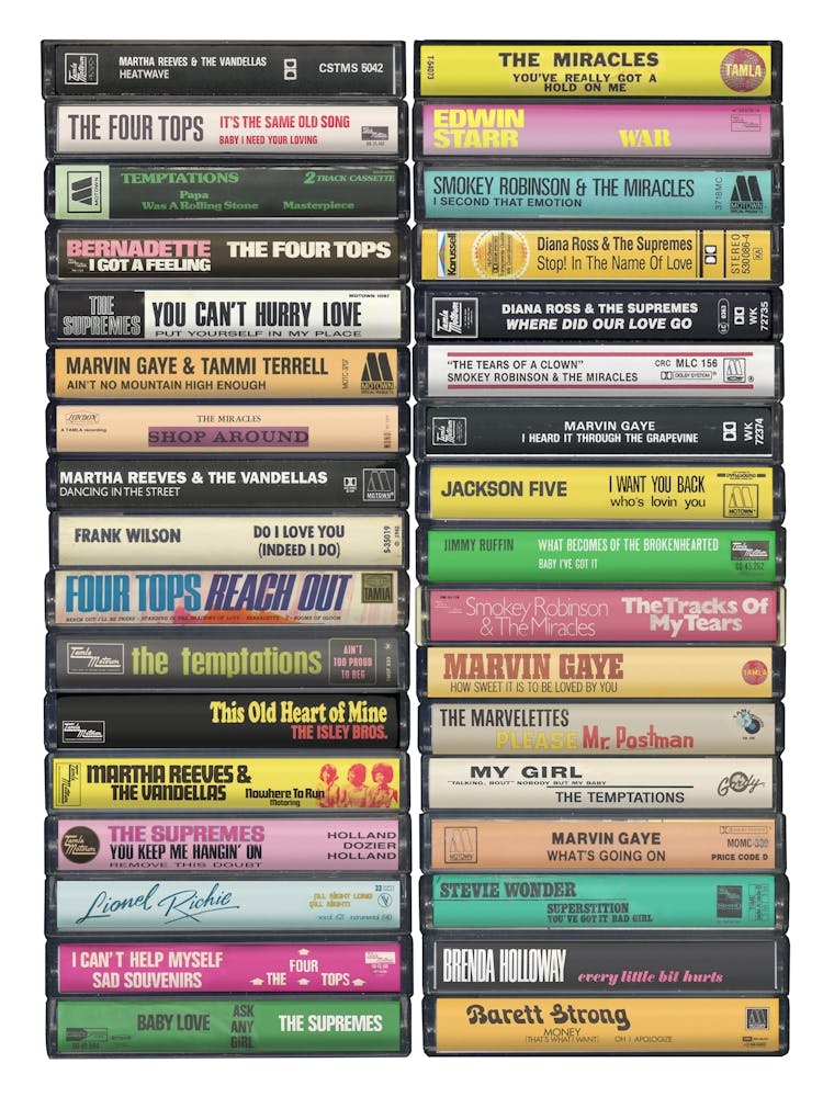 Motown Music Poster - Vintage Cassette Print