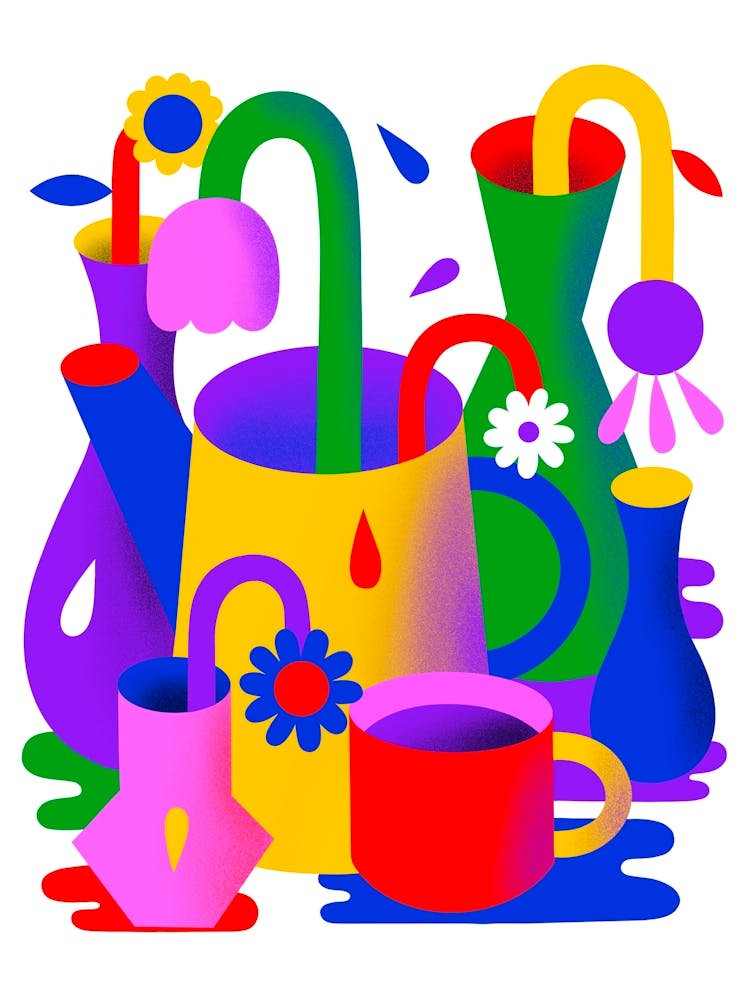 Flowers in Vases