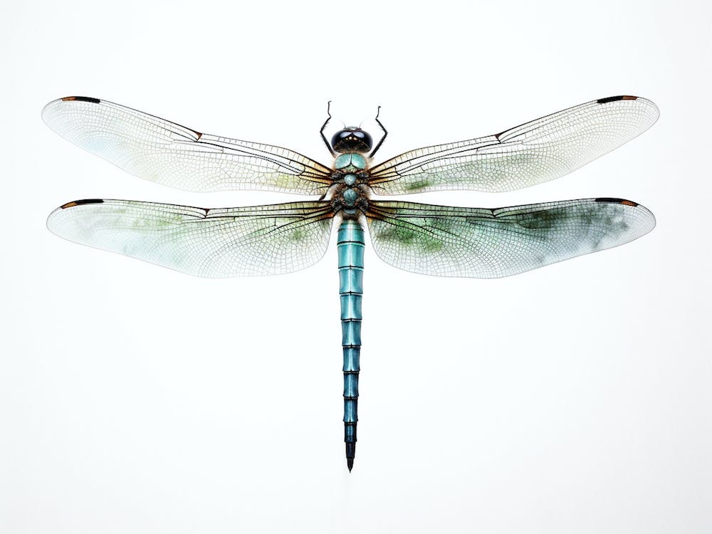 Dragonfly Common Green Darner Anax Juni Illustration 6