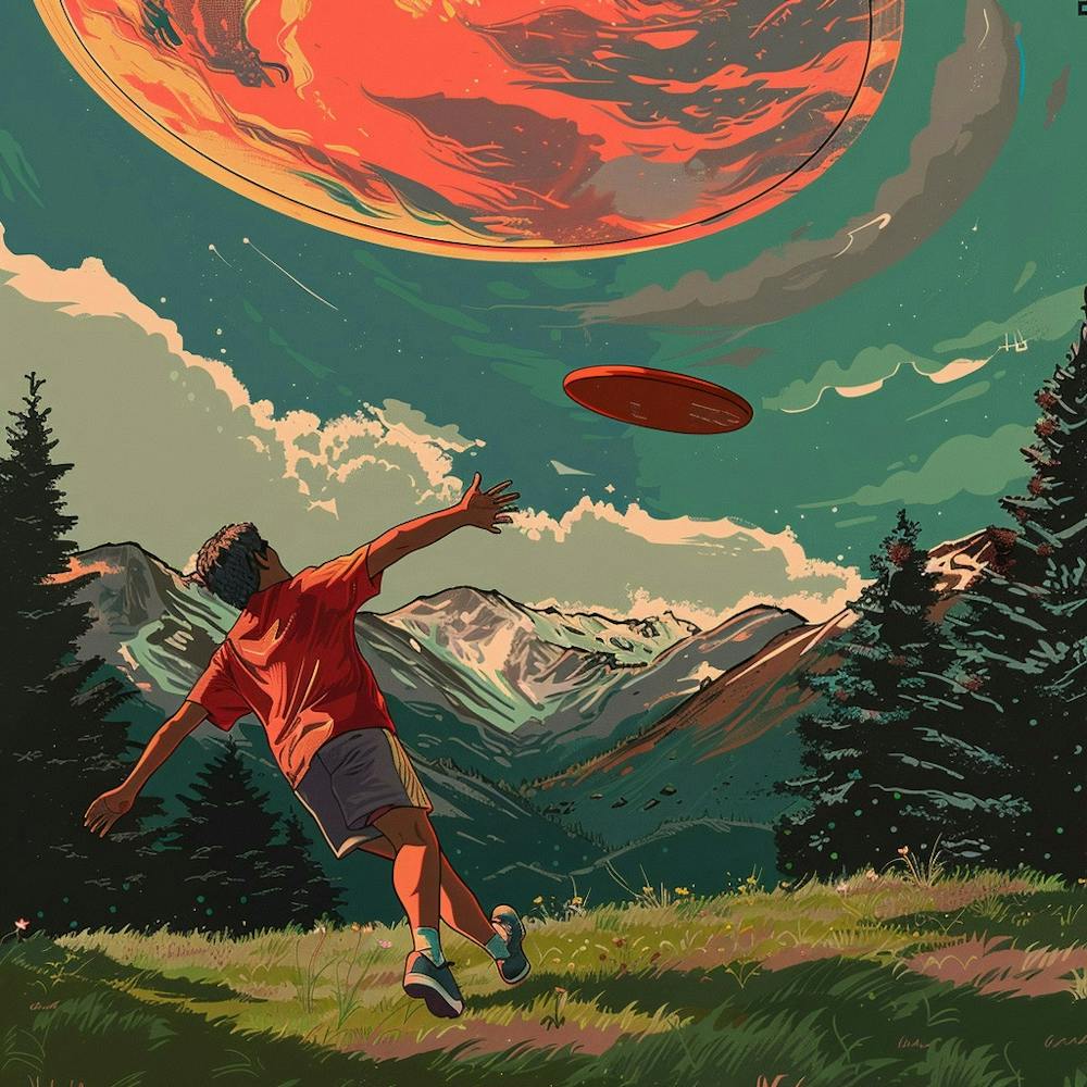 Frisbee In The Sky