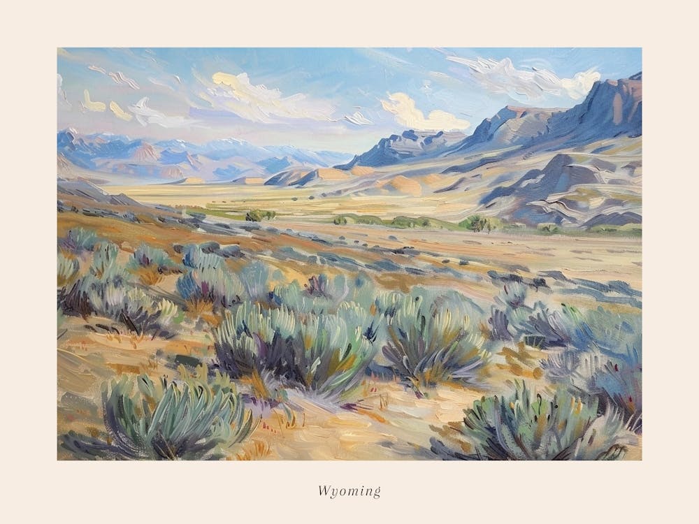 Western Landscapes Wyoming 2 Poster