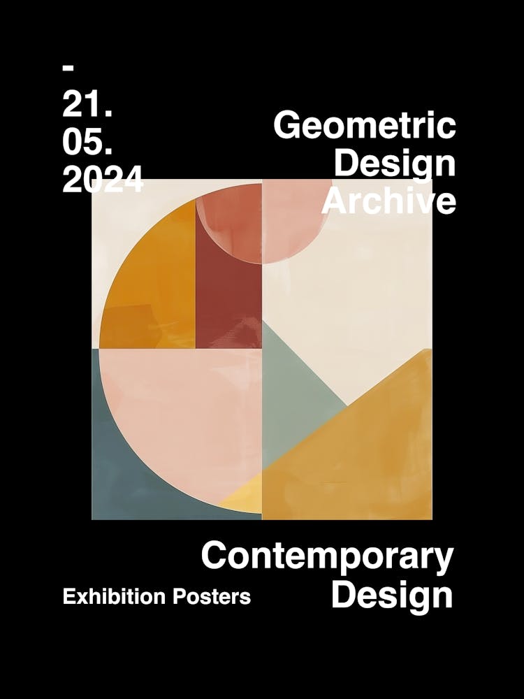 Geometric Design Archive Poster 24