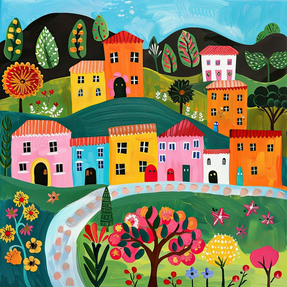 Kids Travel Illustration Italy 1