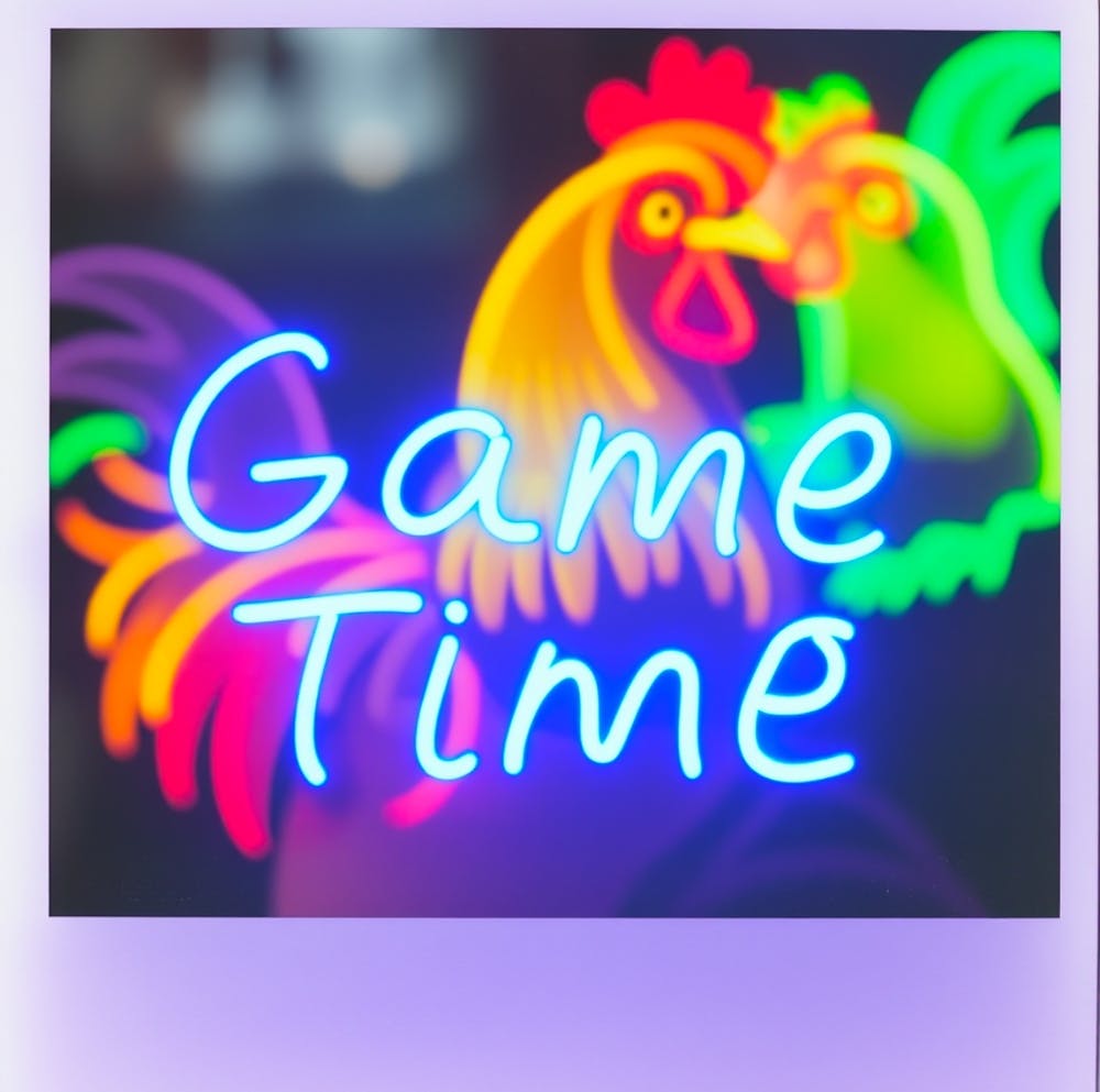 Game Time Neon Sign