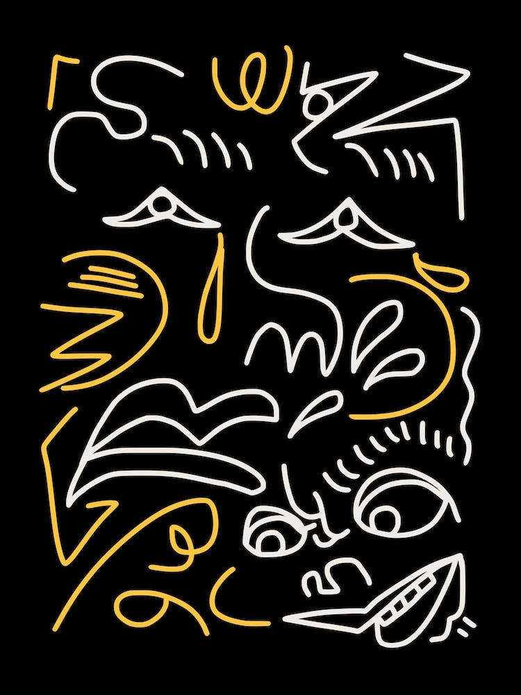 Line Art Portraits And Faces