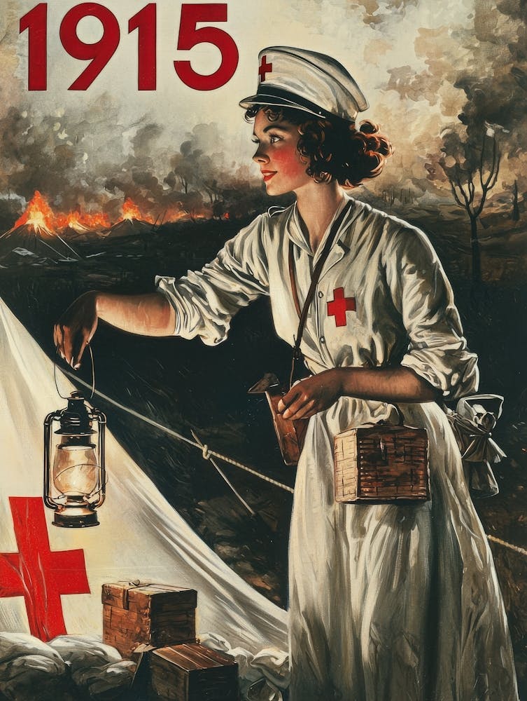 Aihrgdesign A Vintage Poster Promoting Red Cross Relief Effor 22b96e20 B00c 4834 Bfed 4e24faded848 1