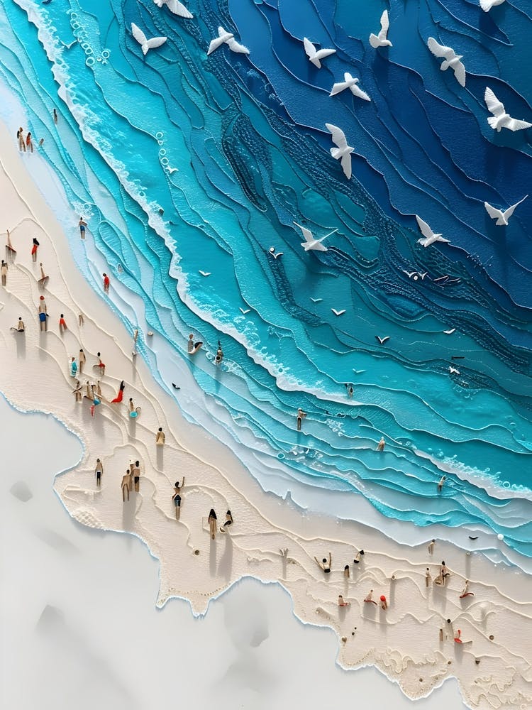 Beach Paper Art