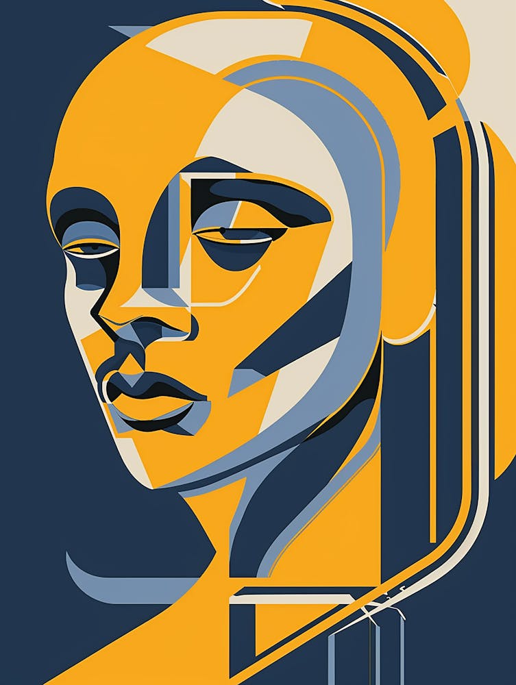 Abstract Portrait Of A Woman 4