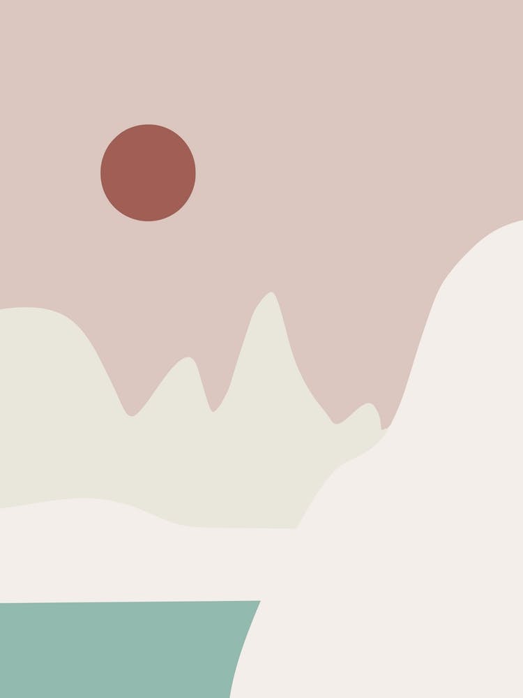 Minimal Landscape In White