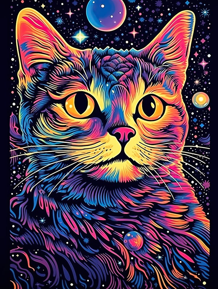 Galactic Pawtergeist, Psychedelic Cats series