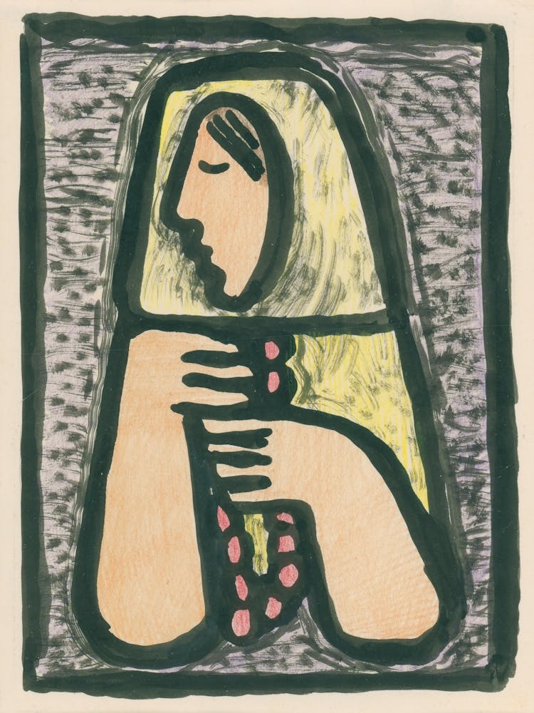 Woman With A Rosary, Mikuláš Galanda