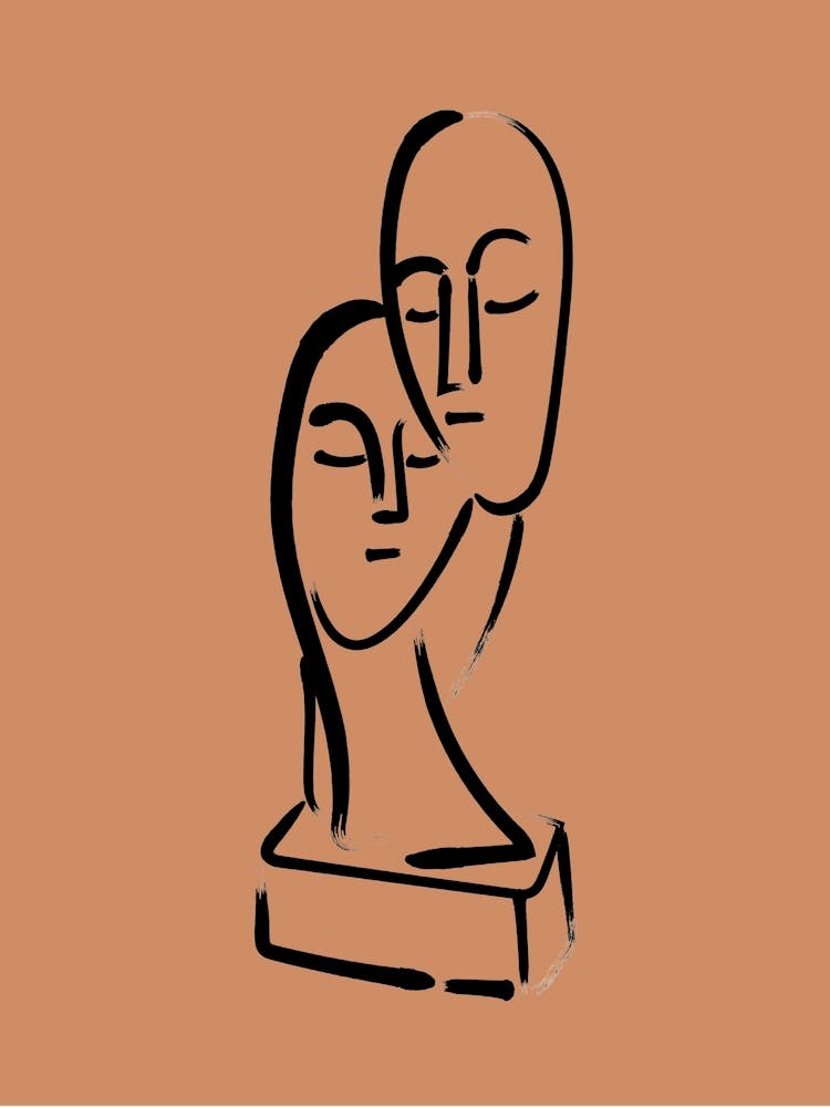 Bust Of A Couple