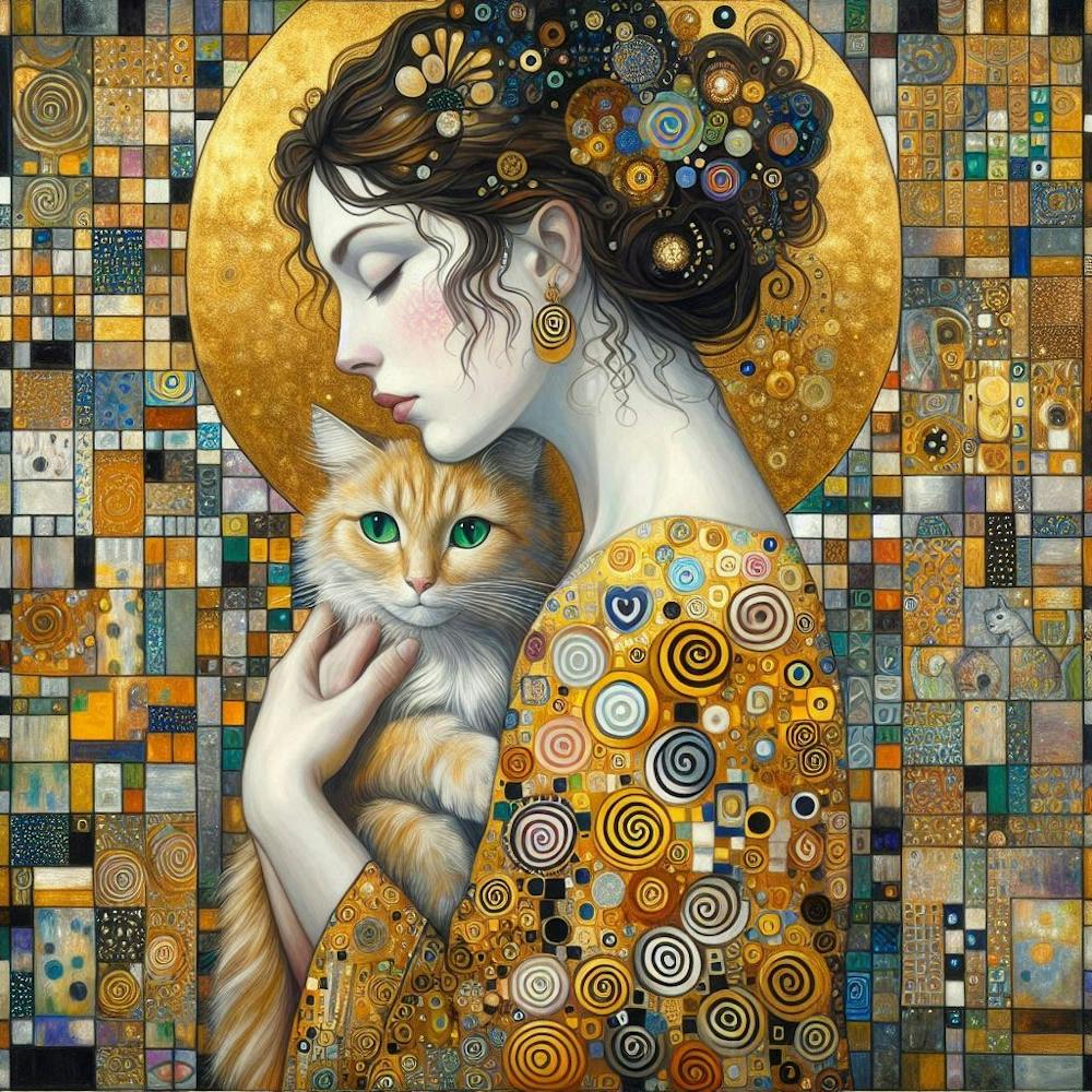 Klimt'S gustav Cat