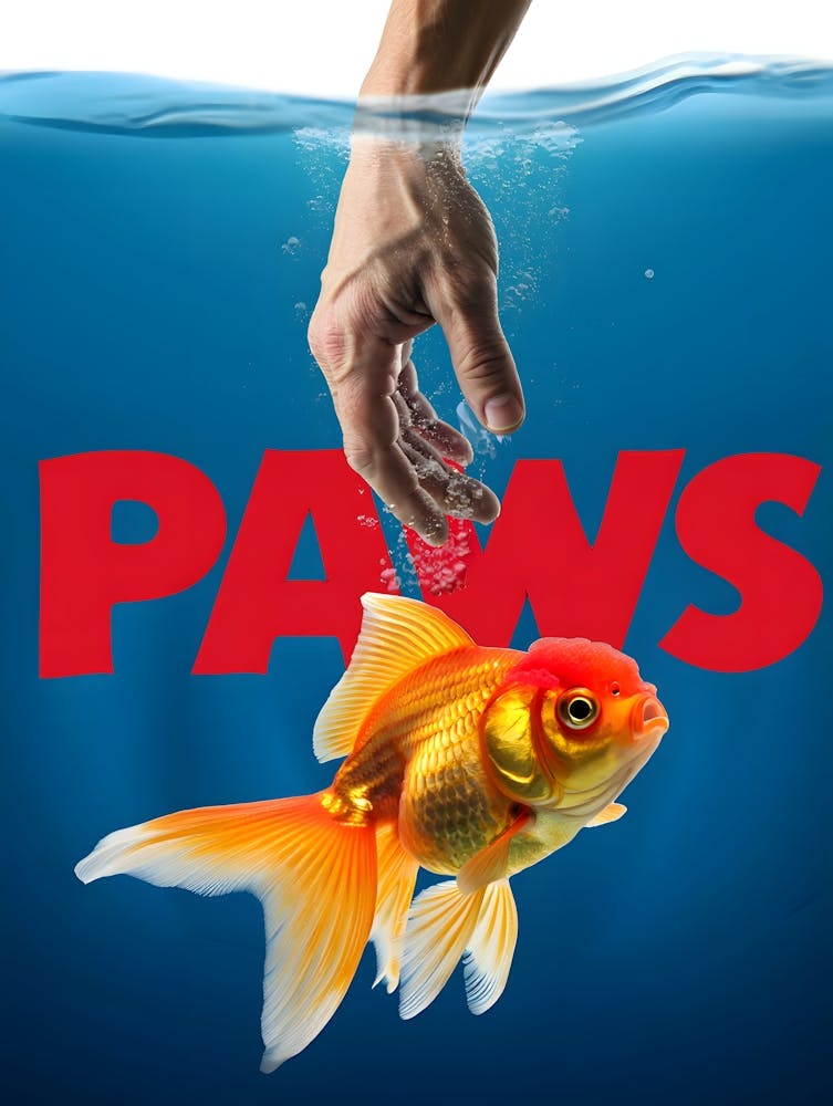 Paws – A Playful Twist on a Classic Poster