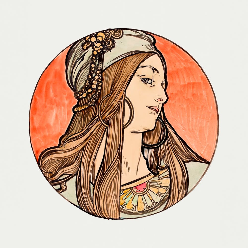 Stained Glass Window For The Facade Of The Fouquet Boutique, Alphonse Maria Mucha 2