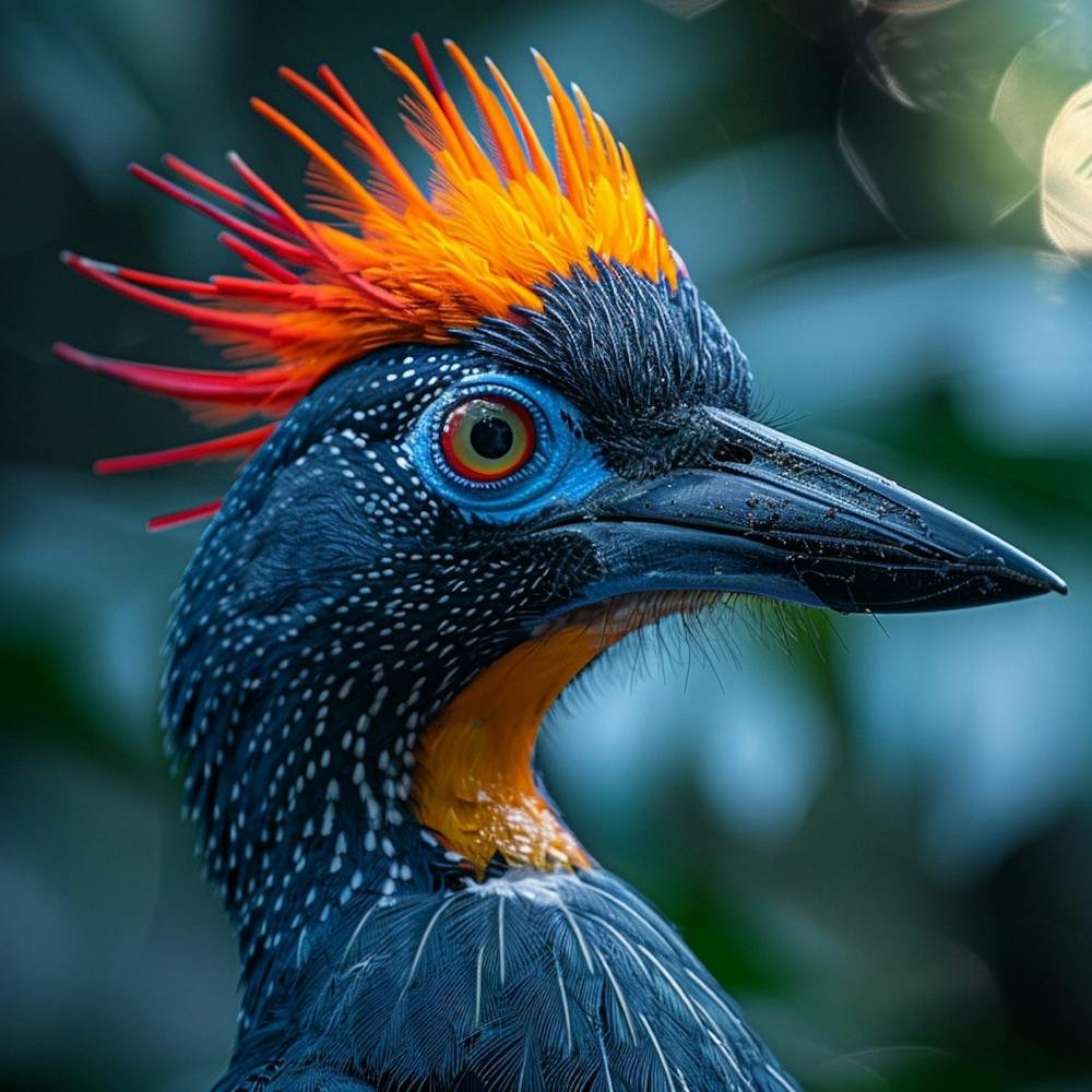 Horned Woodpecker
