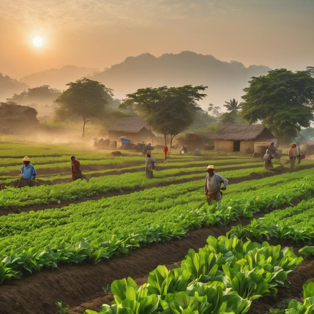 People In A Field