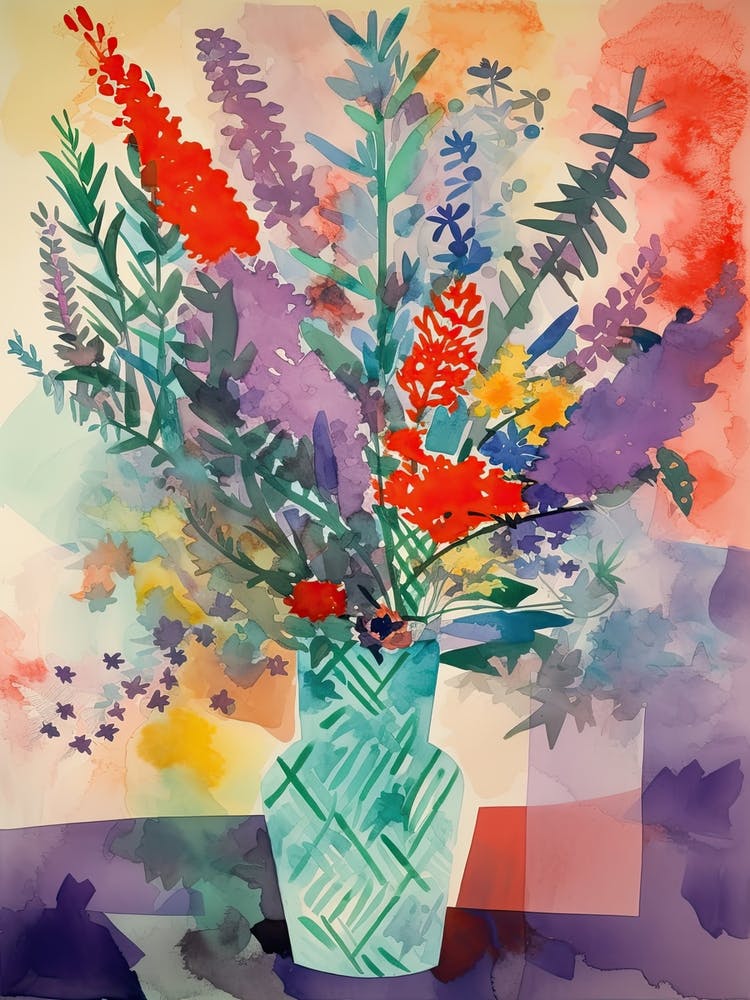 Lavender Flower Illustration 4