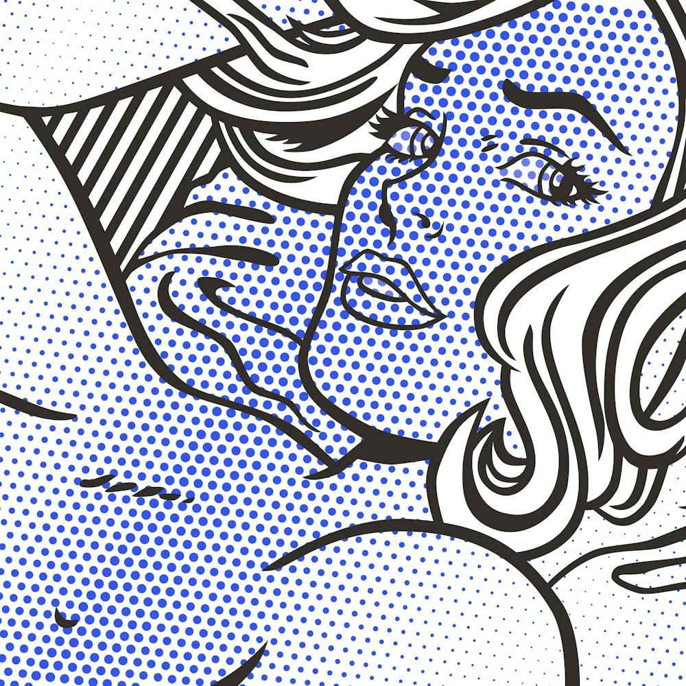 SEDUCTIVE GIRL SQ | LICHTENSTEIN DIGITAL REPLICA