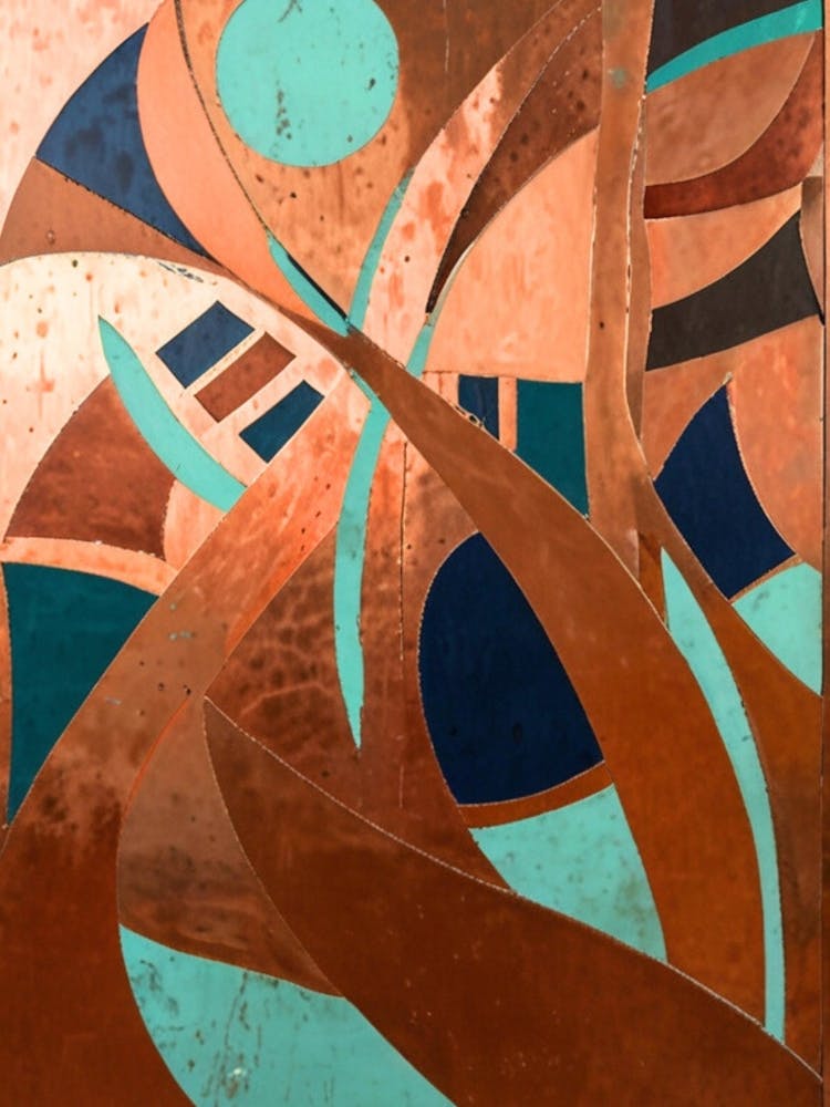 Copper Abstract 1