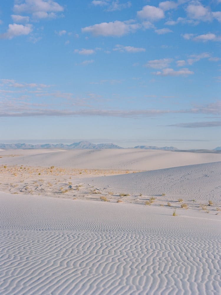 White Sands New Mexico Sunrise on Film