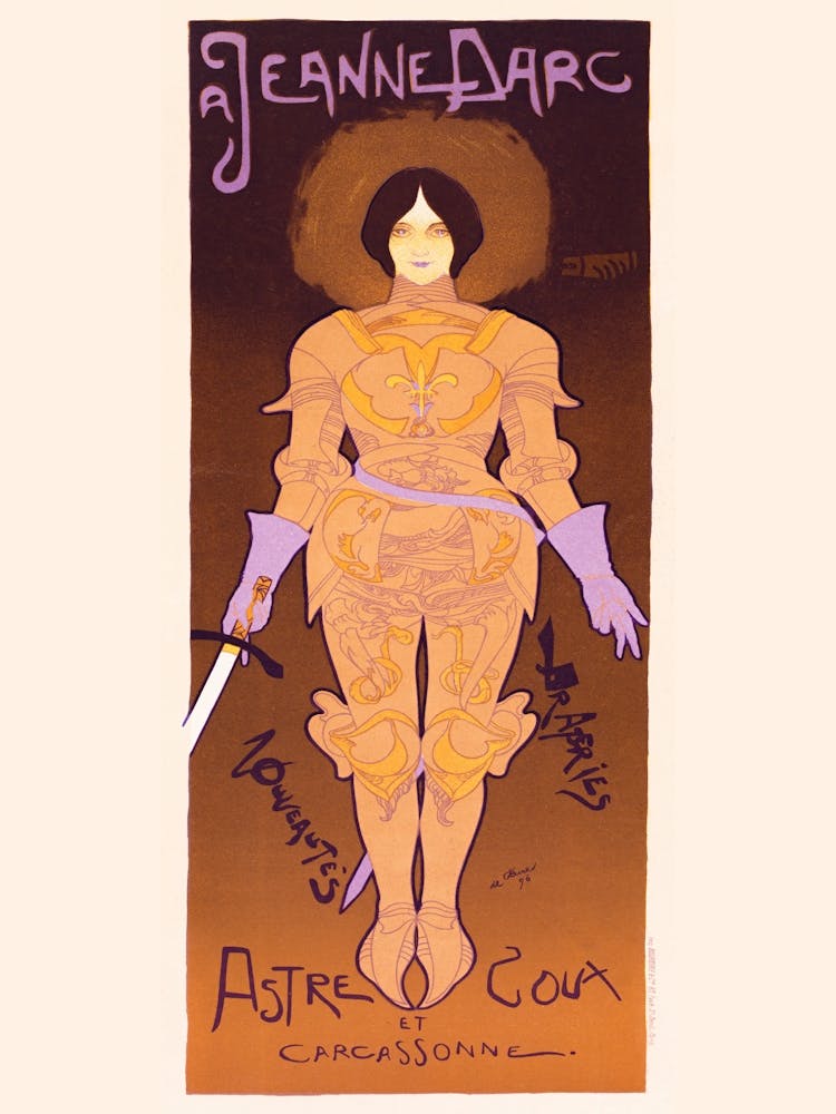 Poster For The New Arrivals Store “A Joan Of Arc” In Carcassonne (1898), Georges De Feure