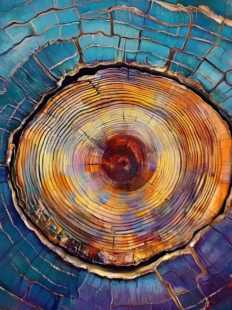 Wood Tree Rings 4