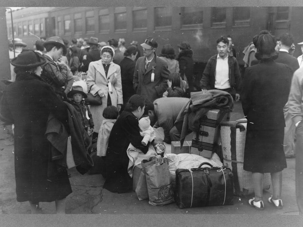 Los Angeles, California, Japanese American Evacuation From West Coast Areas Under U