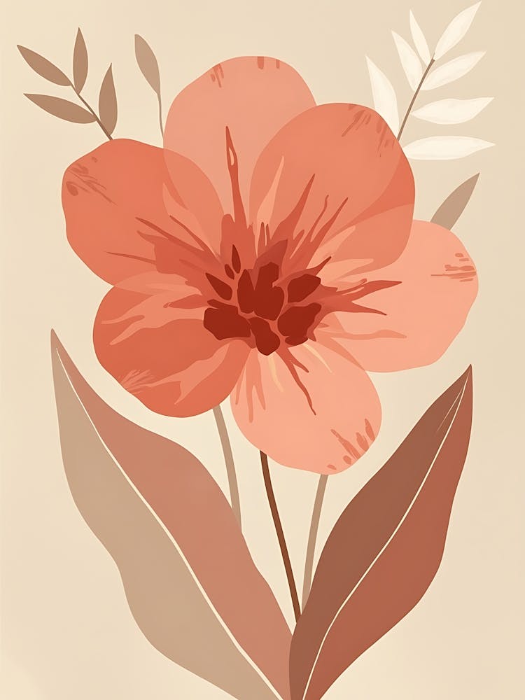 Abstract Whispering Wildflowers