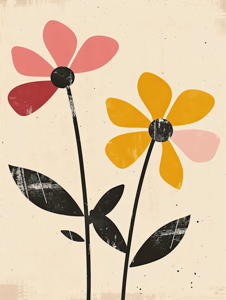 Barcelona Flower Market Boho Minimalist Style