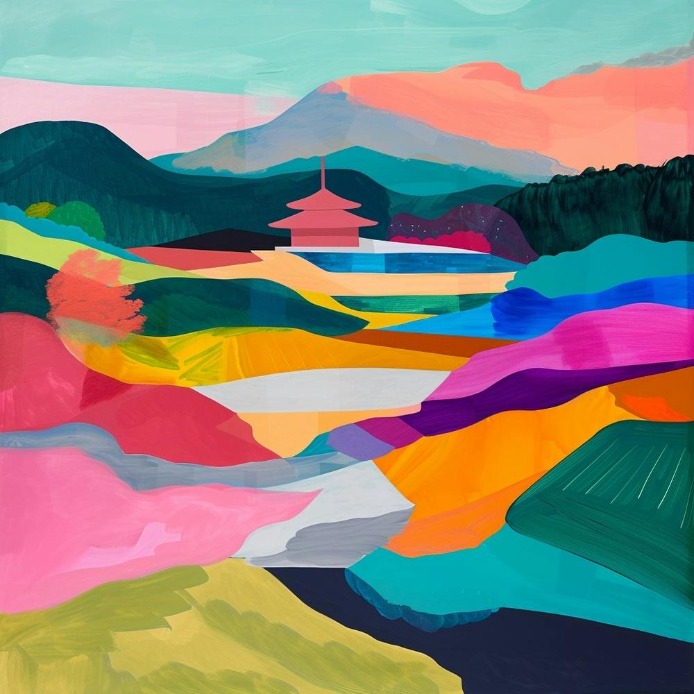 Colourful Gardens Tofuku Ji Japan 1