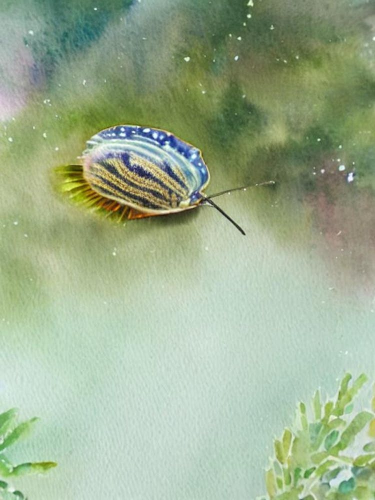 Nudibranch Storybook Watercolour